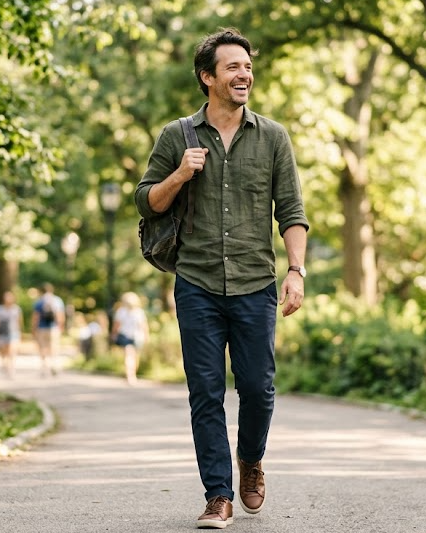 Procházka v přírodě za svítání – zdravý pohyb v každodenním životě